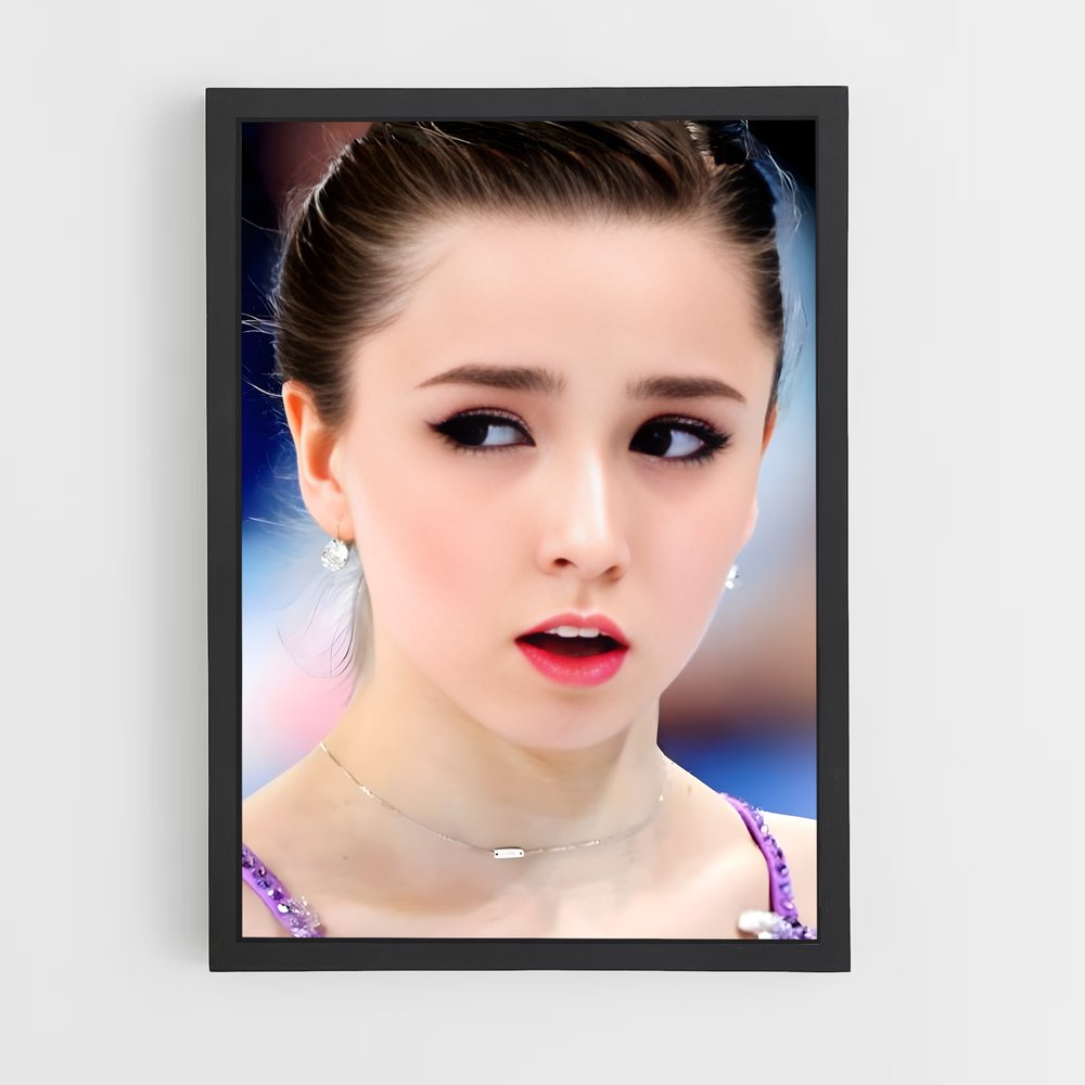Poster Kamila valieva enchanteurs – affiche Patinage artistique (vue 2)